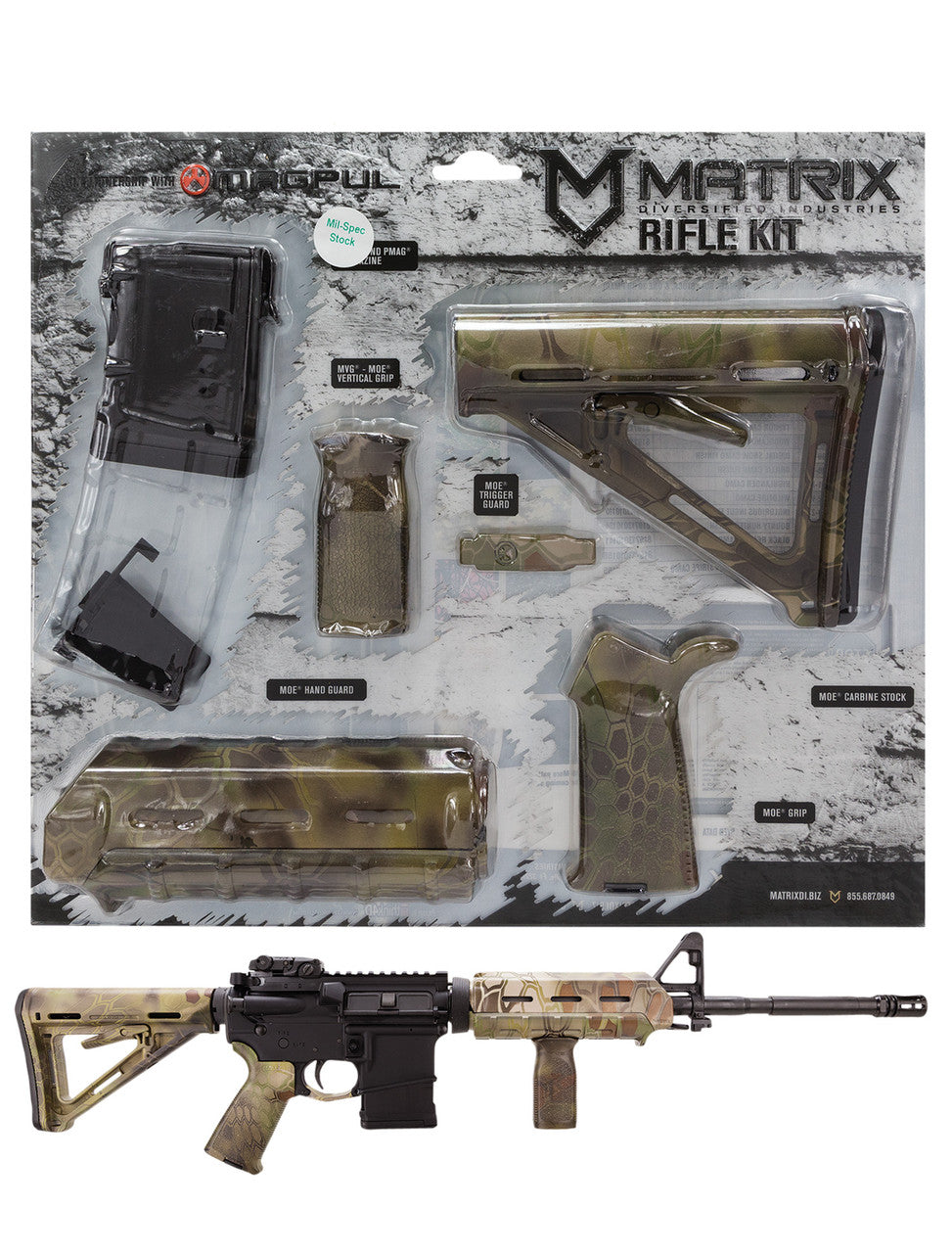 Matrix Diversified Ind Magpul Carbine Accessory Kit AR-15 Kryptek