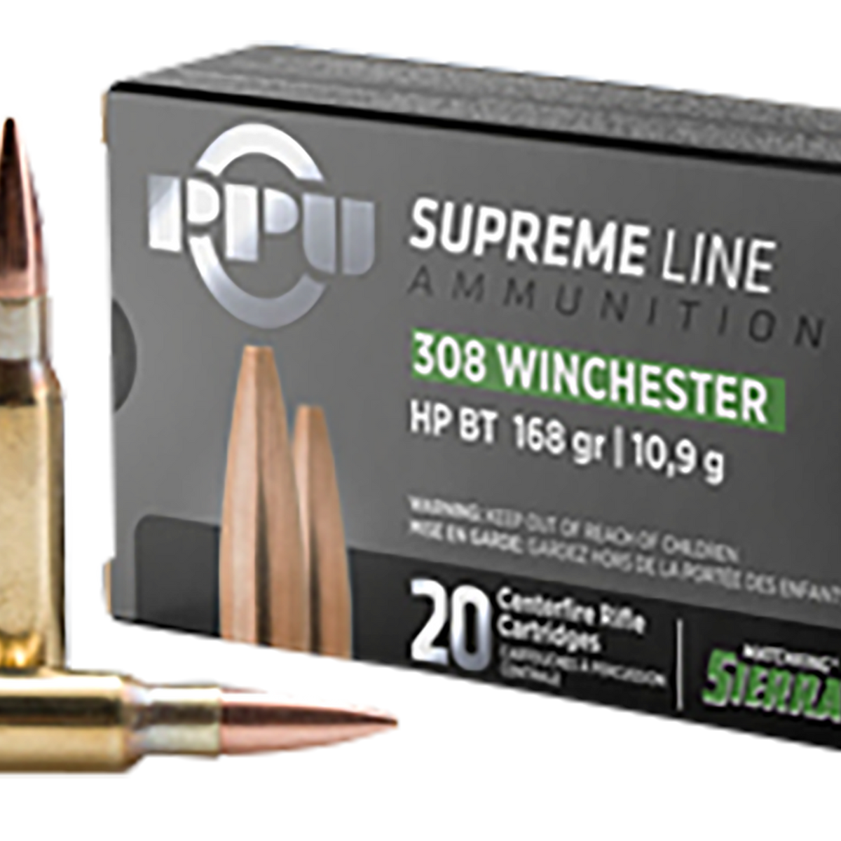 TR&Z Supreme Line 308 Win 168gr Sierra MatchKing BTHP – Centerfire
