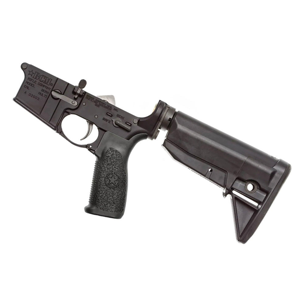 BCM LRG-STK-MOD-0 Complete Lower Mod 0 Stock & Mod 3 Pistol Grip Multi-Caliber - Receiver