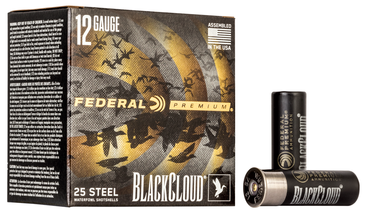Federal Black Cloud FS 12 Gauge 3in 1-1/4 oz #2 Shot 25 Rd - Box or Case