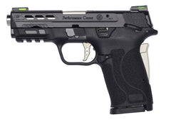 Smith & Wesson M&P Performance Center Shield EZ 9mm Luger 8+1 3.80" Ported Barrel Black Armornite Slide Polymer Frame