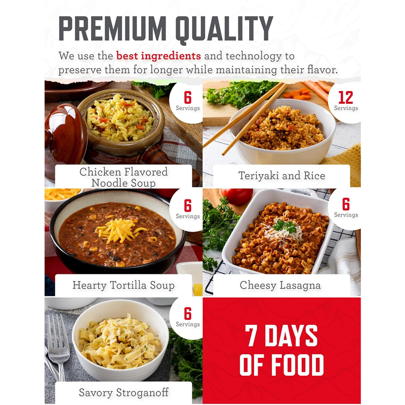 ReadyWise 60 Serving Entree Bucket
