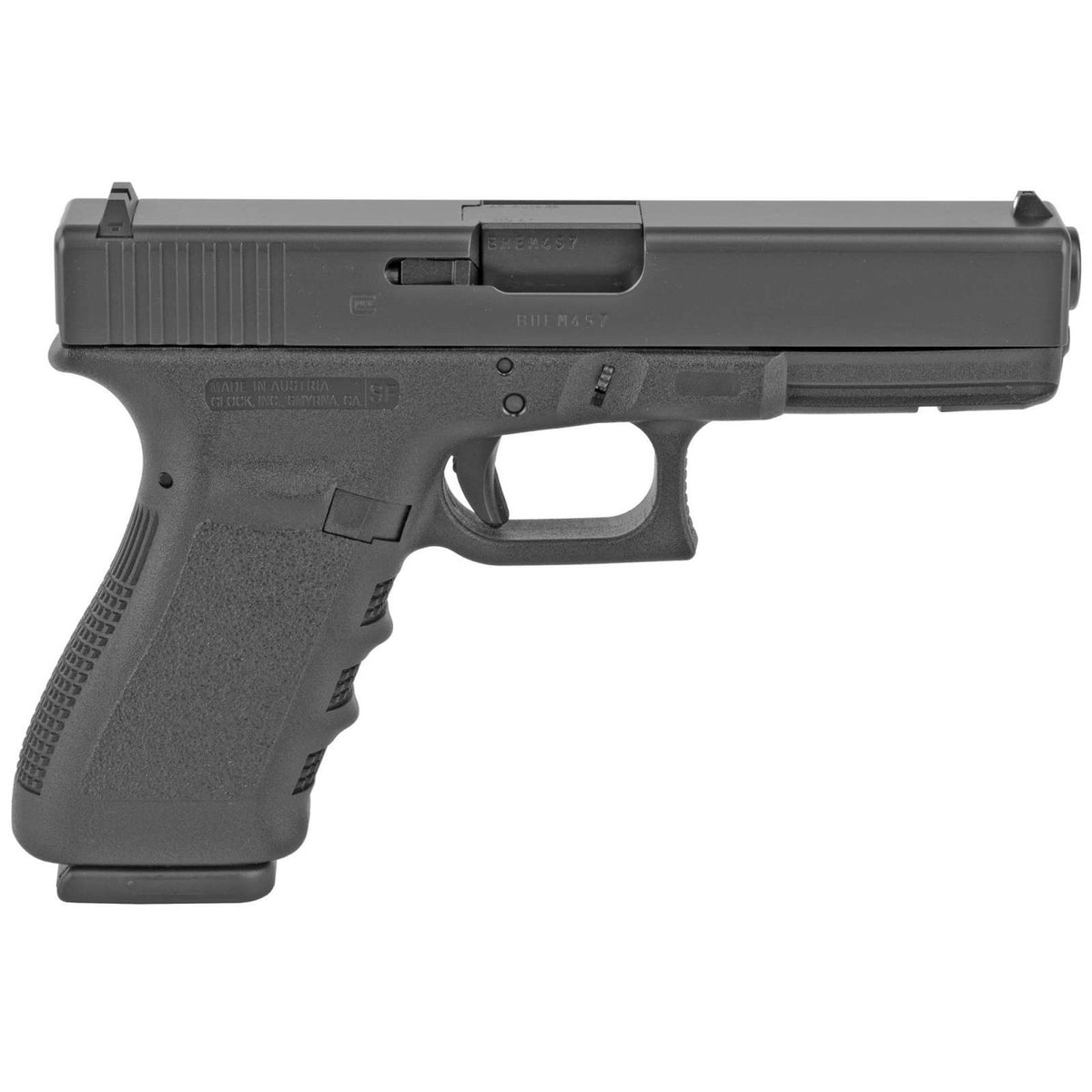 Glock PF2150201 G21SF Gen 3 *CA Compliant 45 ACP 4.61 10+1 Black Steel Slide Black Polymer Grip Fixed Slide