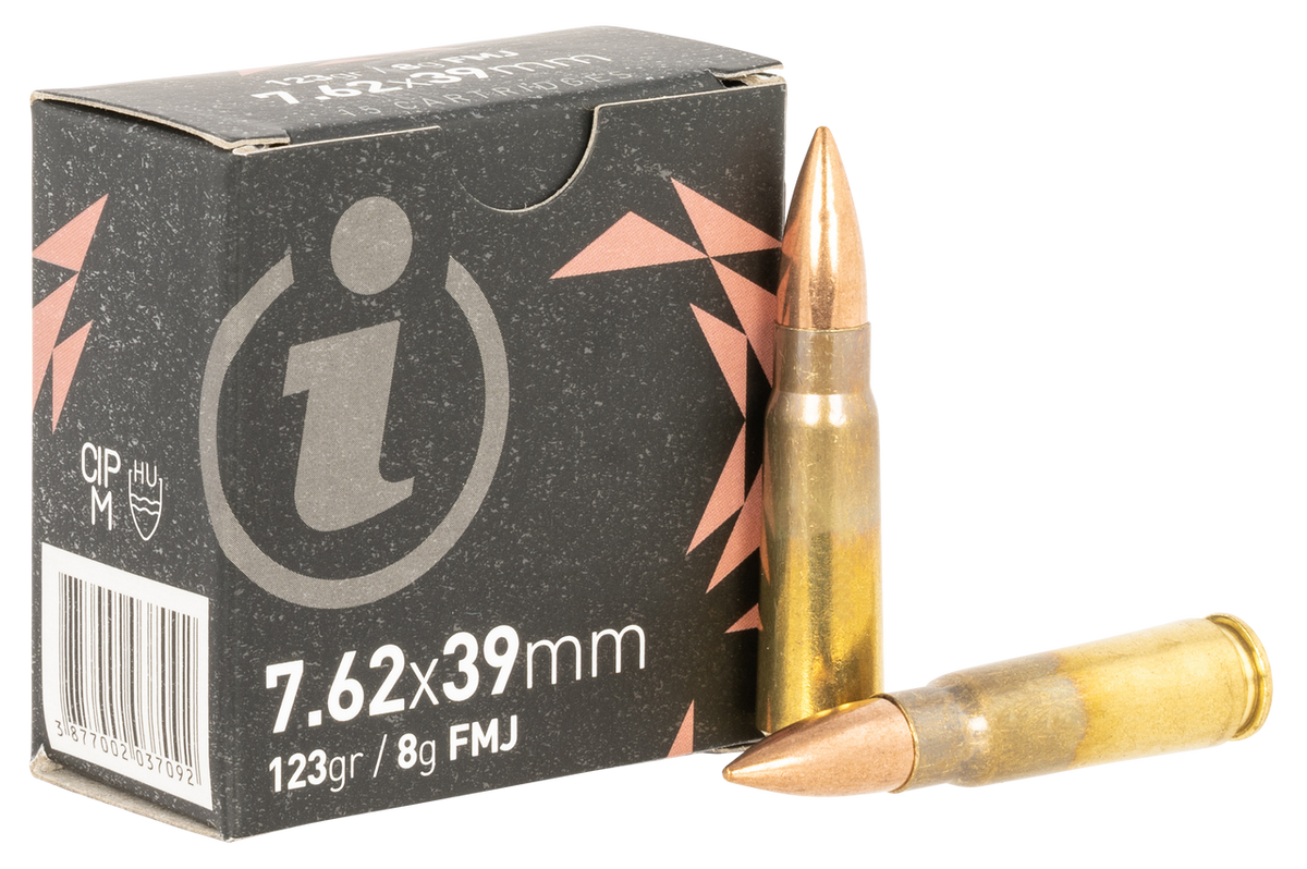 Igman Centerfire Rifle 7.62x39mm 123 gr Full Metal Jacket 840 Per Box