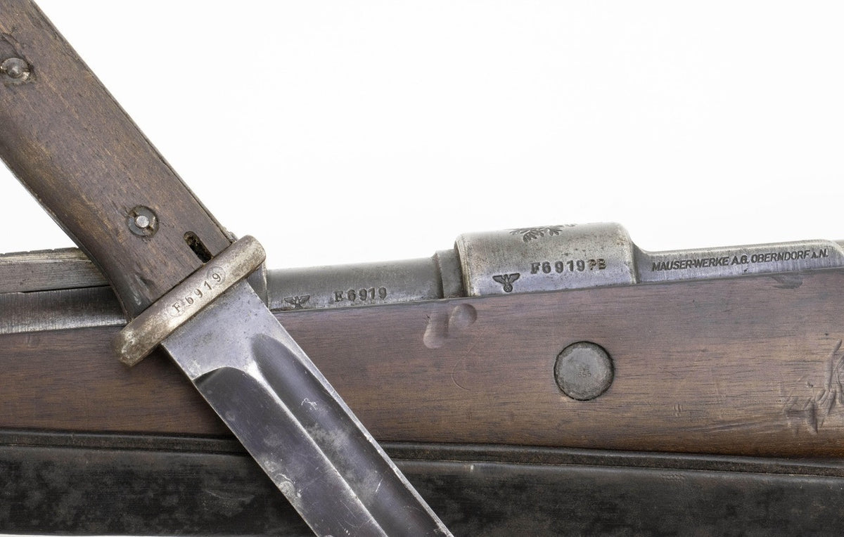 German K98 M937B 8mm Mauser with Portuguese Crest - 66