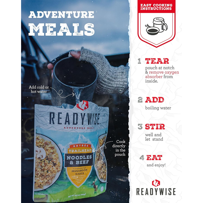 ReadyWise High Plateau Veggie Chili Soup - 6 Pouch Case