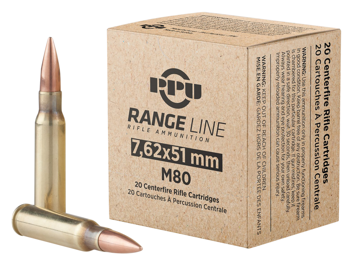 TR&Z PPR751 Range Line 7.62x51 NATO 145gr FMJBT - Box or Case