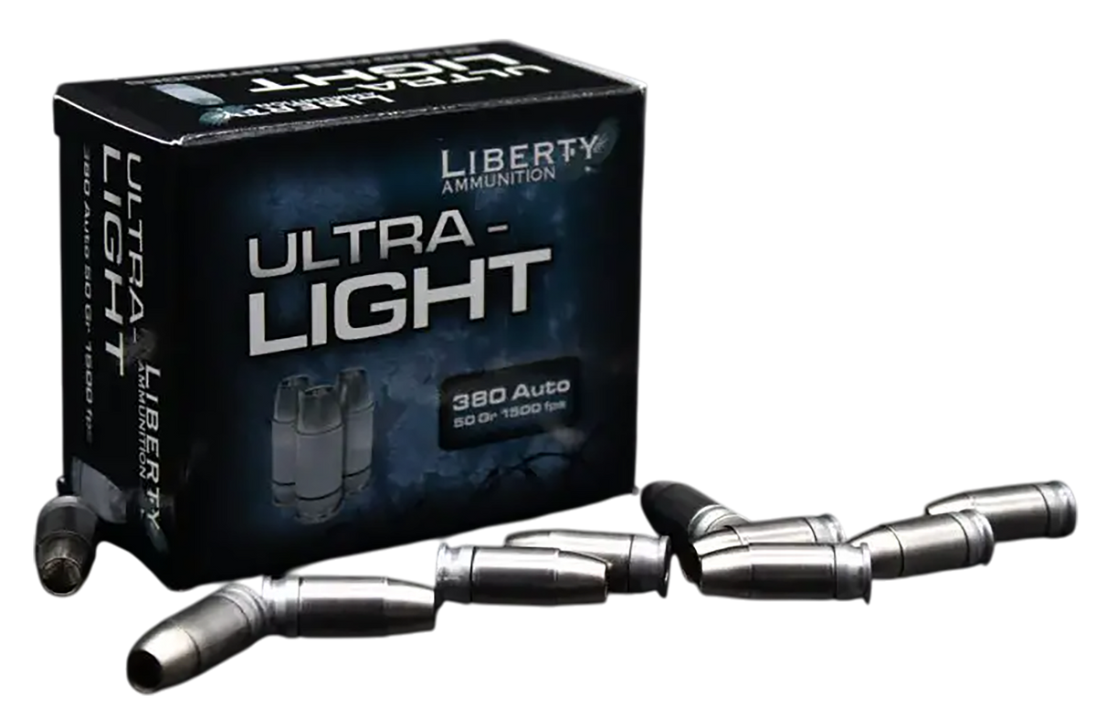 Liberty Ammunition Ultra-Light .380 ACP 50gr Hollow Point 20-Rd - Box or Case