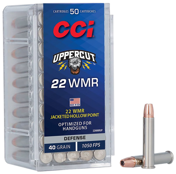 CCI Uppercut 22 WMR 40gr Jacketed Hollow Point 50 Rd - Box or Case