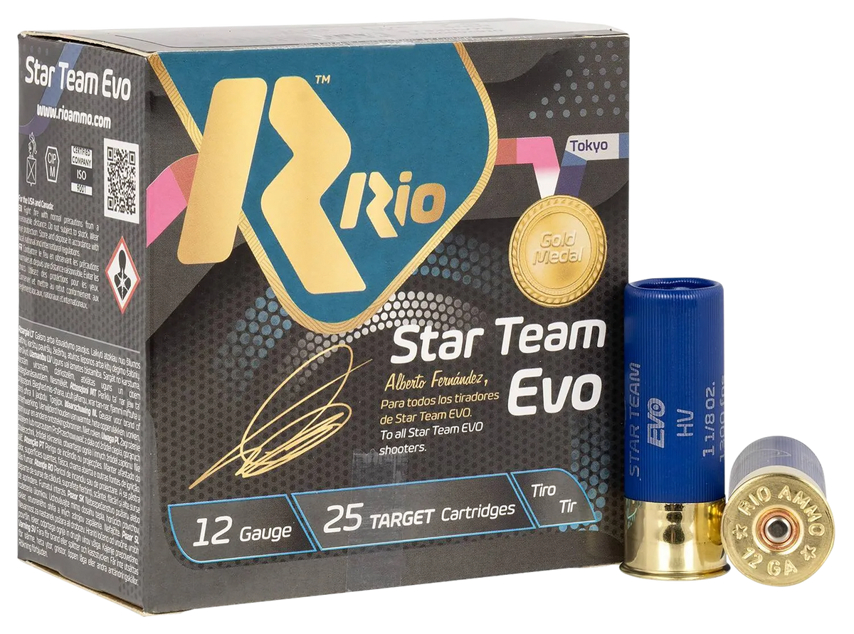 Rio Ammunition Star Team EVO 12 Gauge 2.75" 1-1/8 oz 7.5 Shot 25 Rd - Box or Case