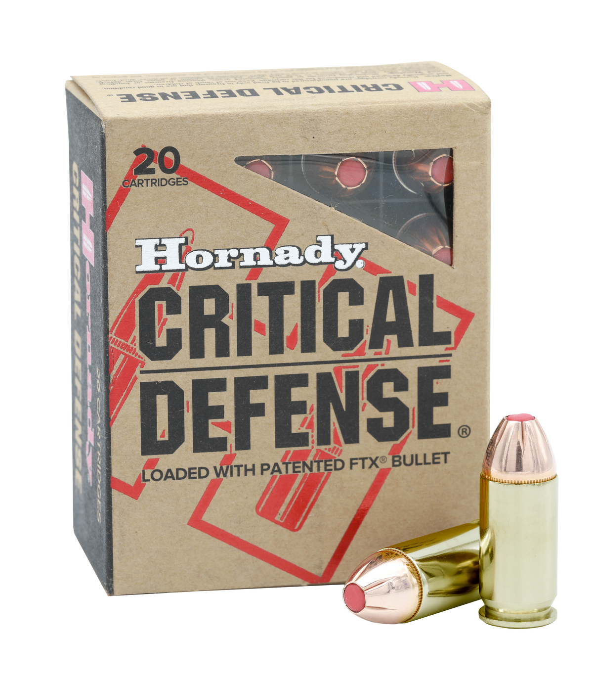 Hornady Critical Defense 45 Auto +P 185gr FTX - Box or Case