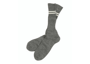 GERMAN REPRO WWII GREY WOOL SOCKS NEW - SIZE 3