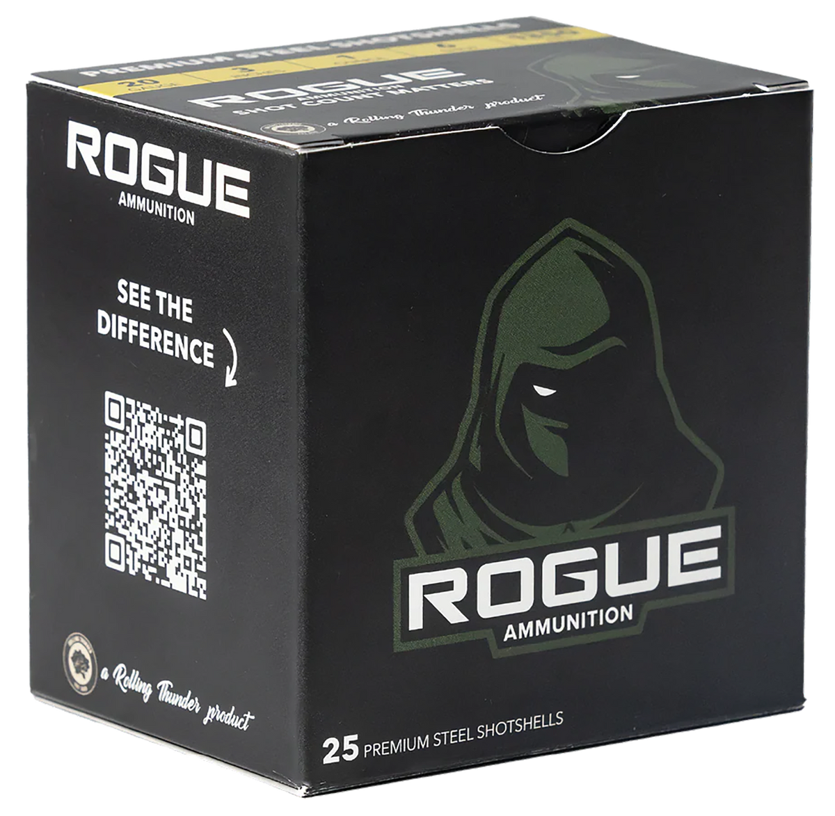 Rogue Ammunition RA-20-1-6S 20 Gauge 3" 1oz #6 Steel Shot - Box or Case