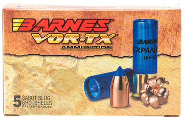 Barnes Bullets VOR-TX Expander 12 Gauge 2.75" 438gr Slug - Box or Case