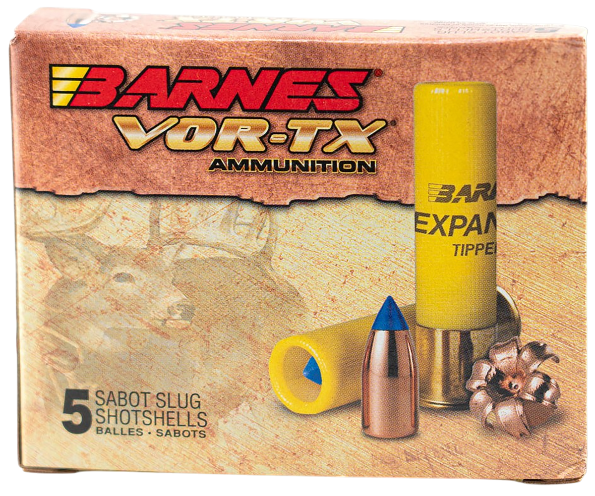 Barnes Bullets VOR-TX Expander Tipped Slug 20 Gauge 3" 250gr 5 Rd - Box or Case