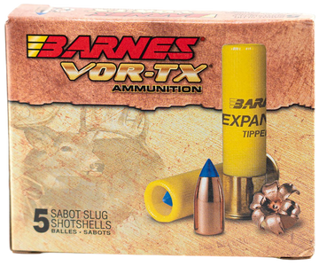 Barnes Bullets VOR-TX Expander Tipped Slug 20 Gauge 3" 250gr 5 Rd - Box or Case