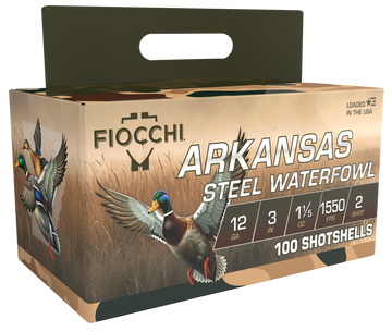 Fiocchi Arkansas Steel 12 Gauge 3" 1-1/5 oz 3 Shot Shotshells - Box or Case