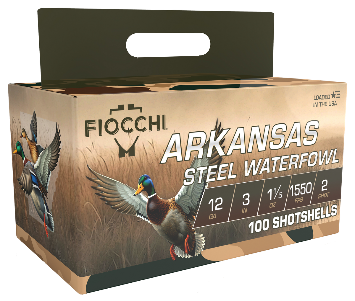 Fiocchi 123ADS4 Arkansas Steel 12 Gauge 3" 1-1/5 oz #4 Shot - Box or Case