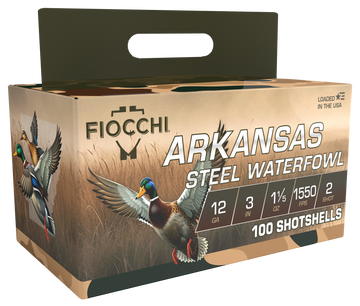 Fiocchi 123ADS4 Arkansas Steel 12 Gauge 3" 1-1/5 oz #4 Shot - Box or Case
