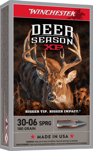Winchester Ammo Deer Season XP 30-06 Springfield 180gr Extreme Point 20 Rd - Box or Case