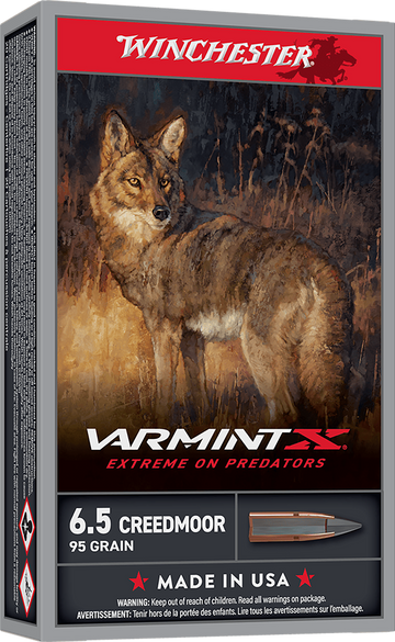 Winchester Ammo Varmint X 6.5 Creedmoor 95gr Polymer Tip - Box or Case
