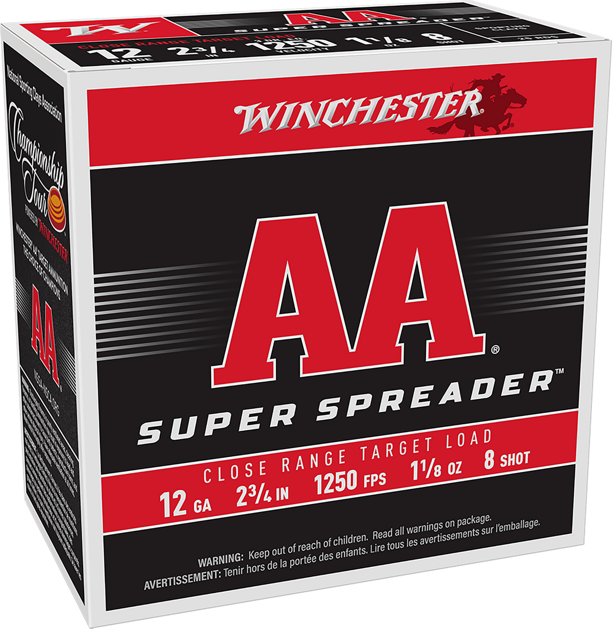 Winchester Ammo AA Super Spreader 12 Gauge 2.75" 1 1/8 oz #8 Shot - Box or Case