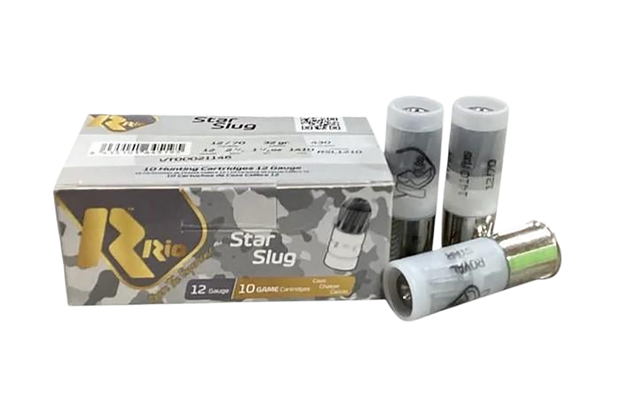 Rio Ammunition Royal Star Slug 12 Gauge 2.75" 1-1/8 oz Slug - Box or Case