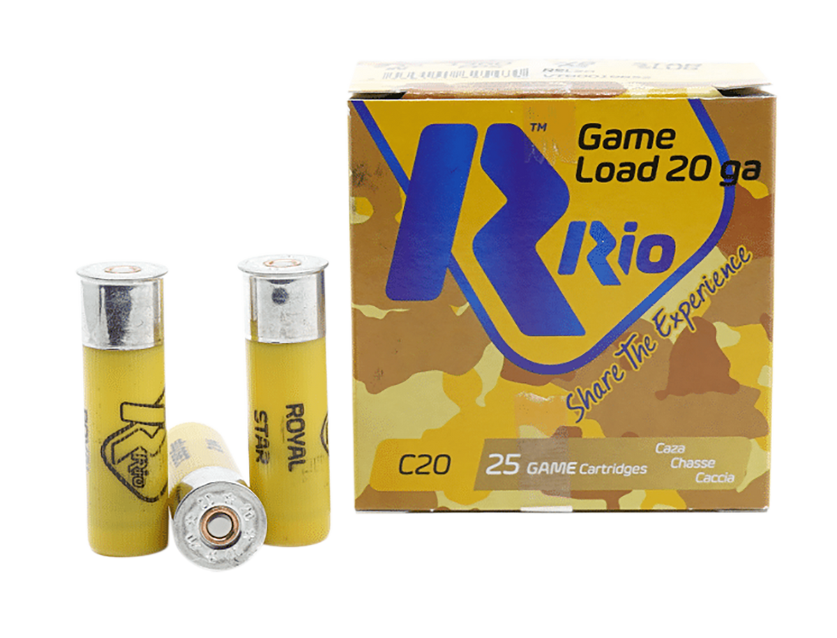 Rio Ammunition Royal Star 20 Gauge 3.875" 7/8 oz Slug - Box or Case