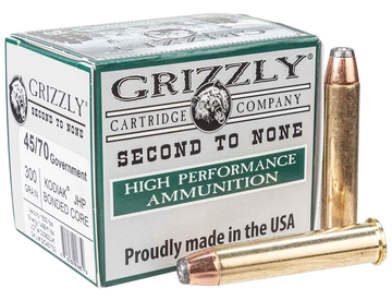 Grizzly Ammo GC45/703 45-70 Government 300gr Jacketed Hollow Point - Box or Case