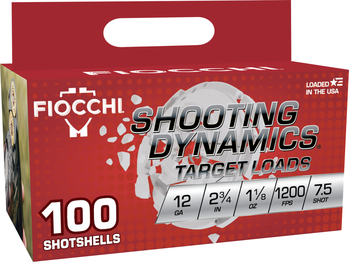 Fiocchi Shooting Dynamics 12 Gauge 2.75" 1 1/8oz #7.5 Shot - Box or Case