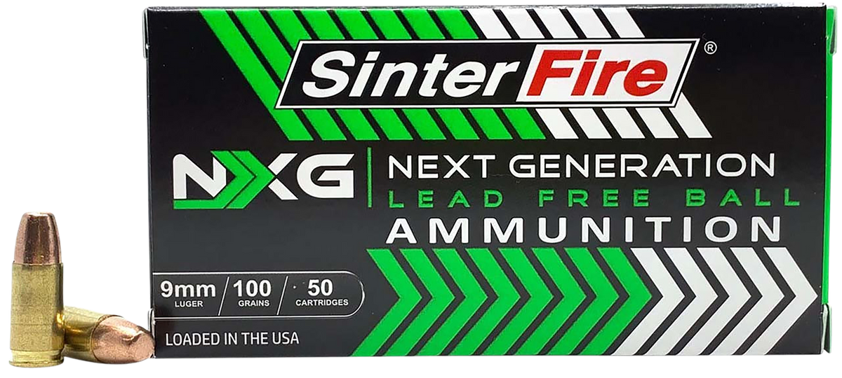 SinterFire Next Generation (NXG) 9mm Luger 100gr Lead Free Ball - Box or Case