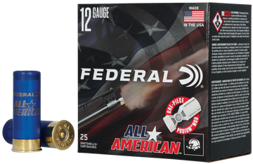 Federal All-American 12 Gauge 2.75" 1-1/8 oz 7.5 Shot 25 Rd - Box or Case