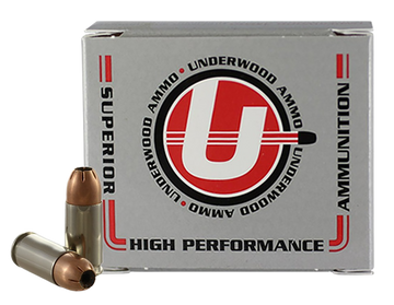Underwood Ammo ASP 9mm Luger +P 124 gr JHP - Box or Case