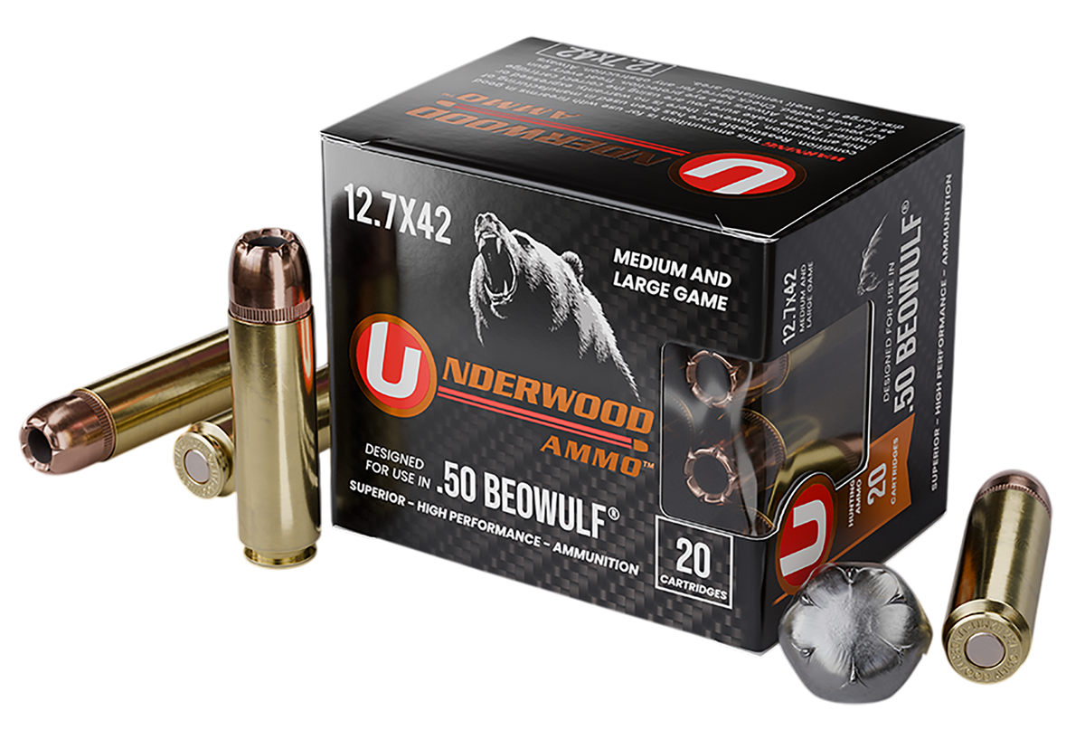 Underwood Ammo XTP .50 Beowulf 350gr Jacketed Hollow Point - Box or Case