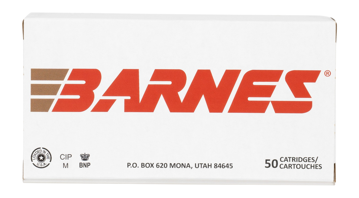 Barnes Bullets 9mm Luger 115gr Sierra Jacketed Hollow Point 50 Rd - Box or Case