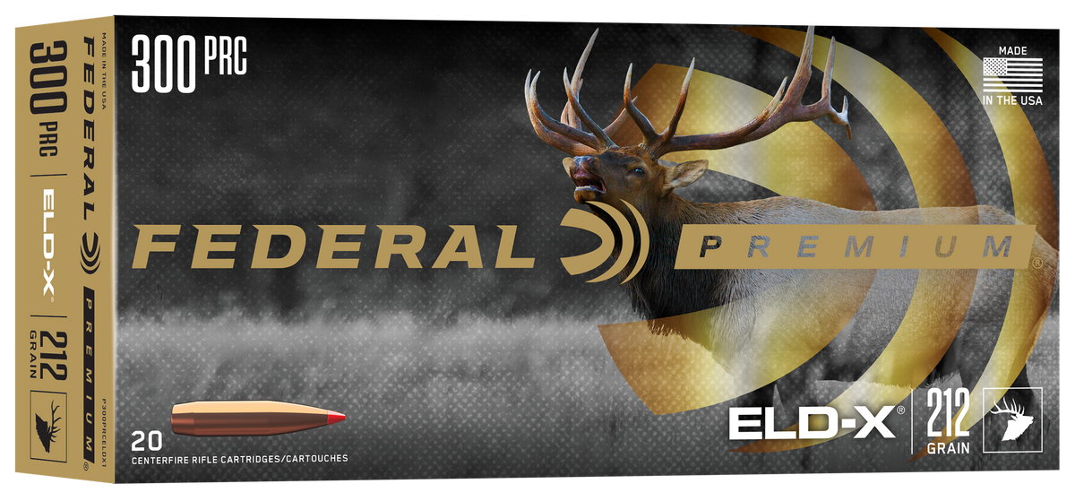 Federal Premium 300 PRC 212gr ELD-X 20 Rd - Box or Case