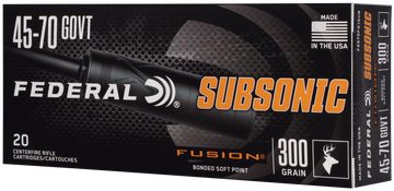 Federal Fusion 45-70 Government 300gr Fusion Soft Point 20 Rd - Box or Case