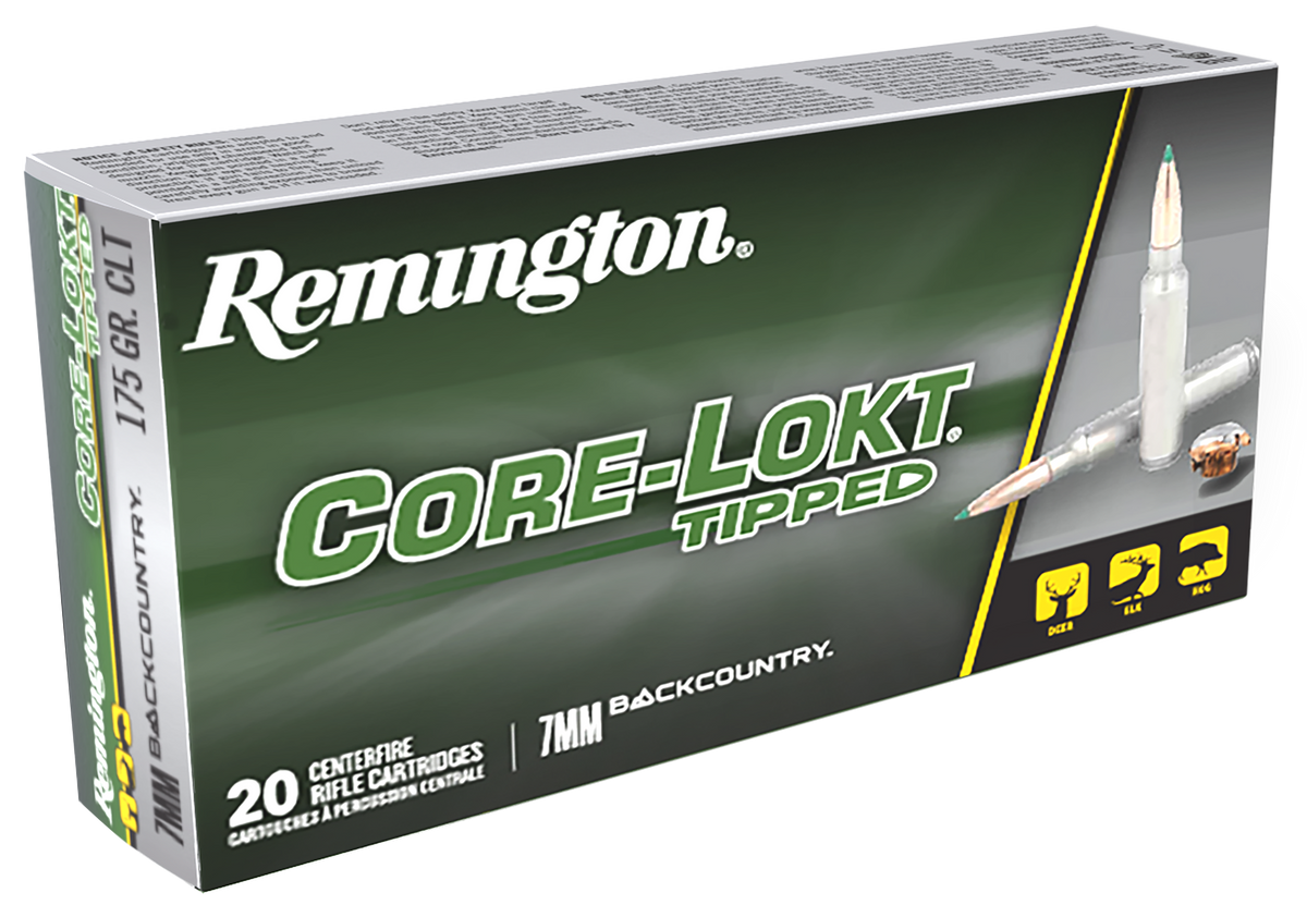 Remington Ammunition Core-Lokt Tipped 7mm Backcountry 175gr 20-Rd - Box or Case