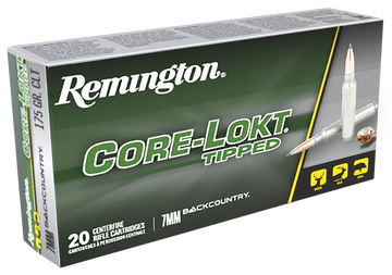 Remington Ammunition Core-Lokt Tipped 7mm Backcountry 175gr 20-Rd - Box or Case