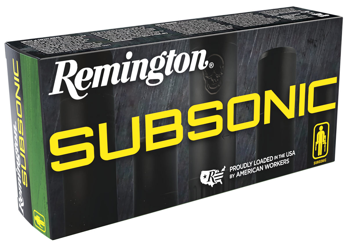 Remington Ammunition Subsonic 360 Buckhammer 250gr Bonded Hollow Point - Box or Case
