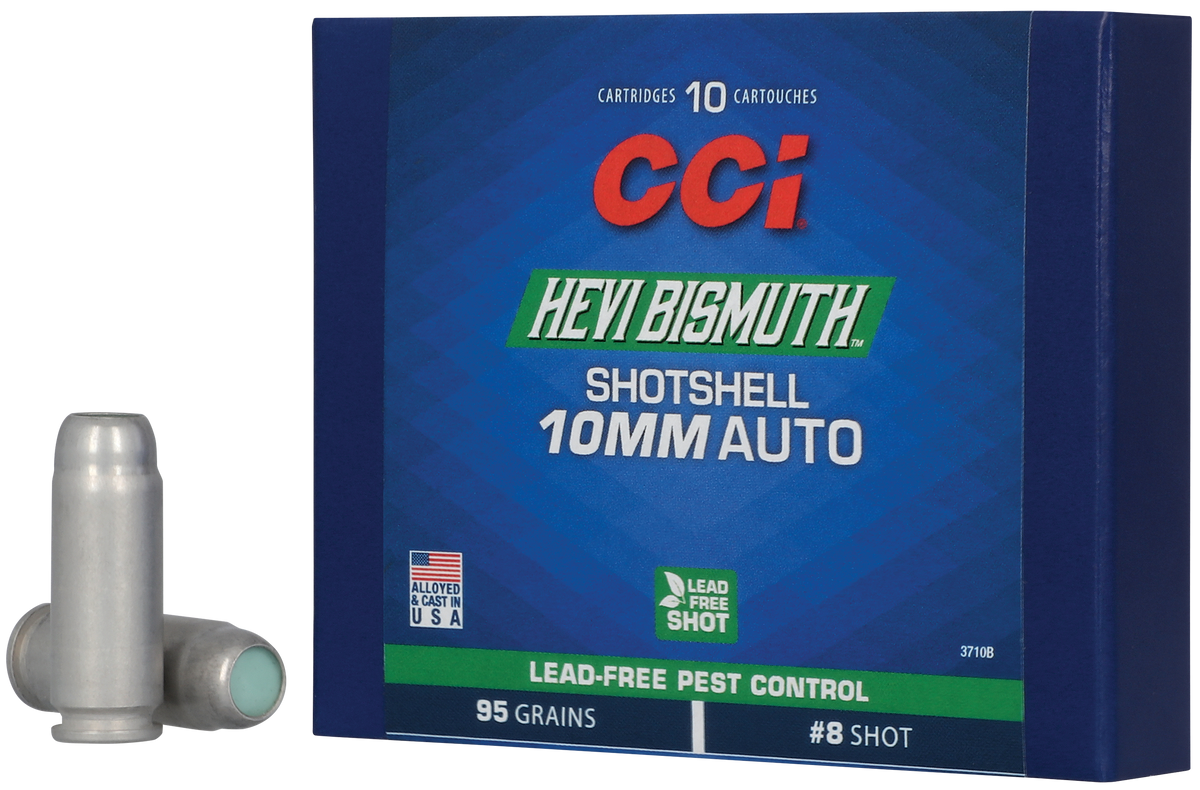 CCI HEVI-Bismuth 10mm Auto 95gr #8 Bismuth Shotshell - Box or Case