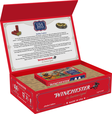 Winchester Ammo AA USA 250th Commemorative 12 Gauge 2.75" 1-1/8oz #8 Shot - Box or Case