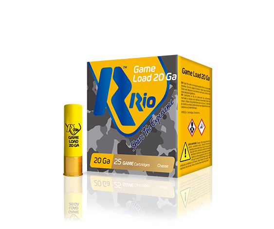 Rio Ammunition Game Load 20 Gauge 3" #7.5 Lead Shot 25 Rd - Box or Case