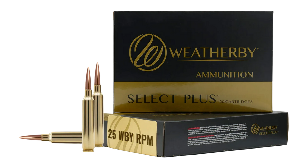 Weatherby 25 Weatherby RPM 117gr Hornady SST 20-Rd - Box or Case