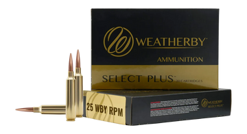 Weatherby Select Plus 25 WBY RPM 117gr Barnes LRX - Box or Case
