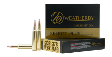 Weatherby Select Plus 338-378 Weatherby Magnum 262gr Hammer Custom - Box or Case