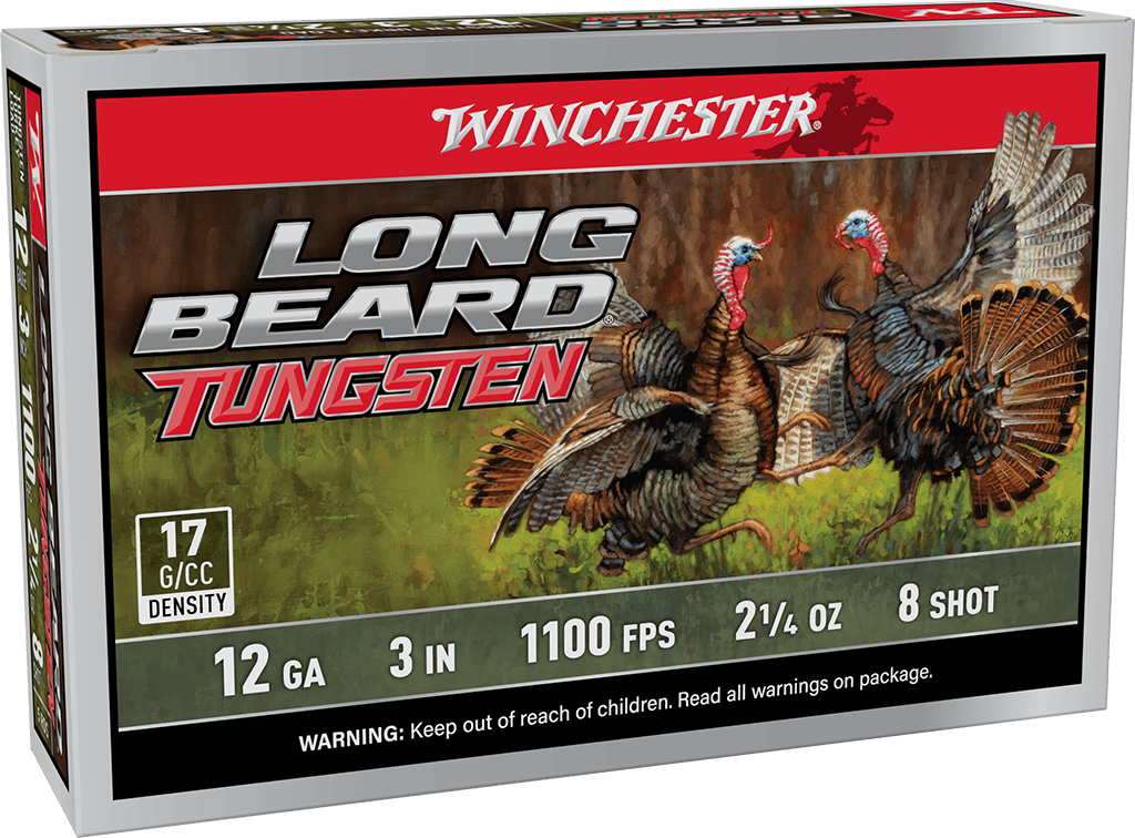 Winchester Ammo Long Beard Tungsten 12 Gauge 3" 2-1/4oz #8 TS17 Shot - Box or Case
