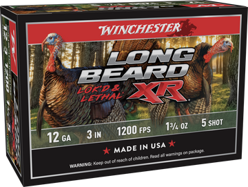 Winchester Ammo Long Beard XR 12 Gauge 3" 1-3/4 oz #5 Shot 10 Rd - Box or Case