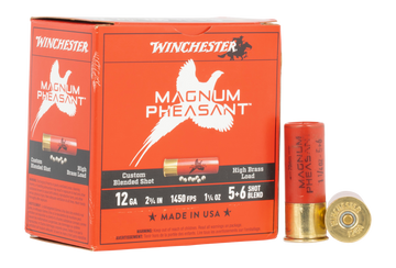 Winchester Ammo Magnum Pheasant 12 Gauge 2.75" 1-3/8 oz #5/#6 Shot - Box or Case