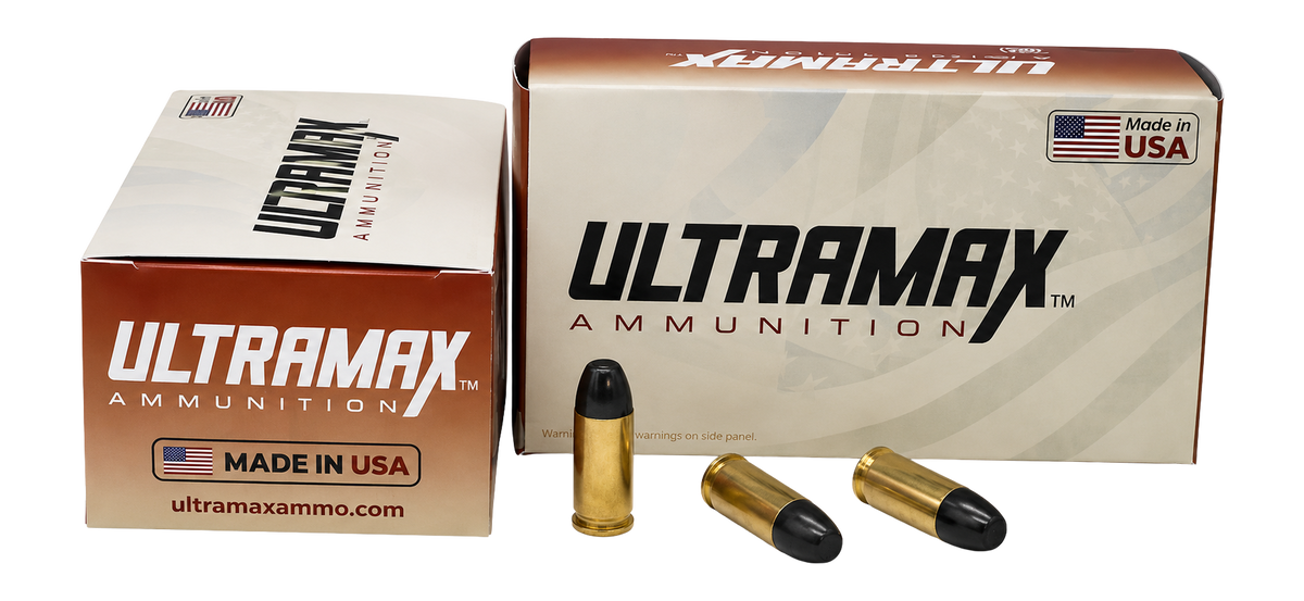 Ultramax .40 S&W 180gr Plated Flat Point - Box or Case